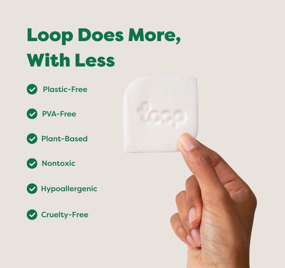Loop Detergent Tile – Free & Clear - 1 box