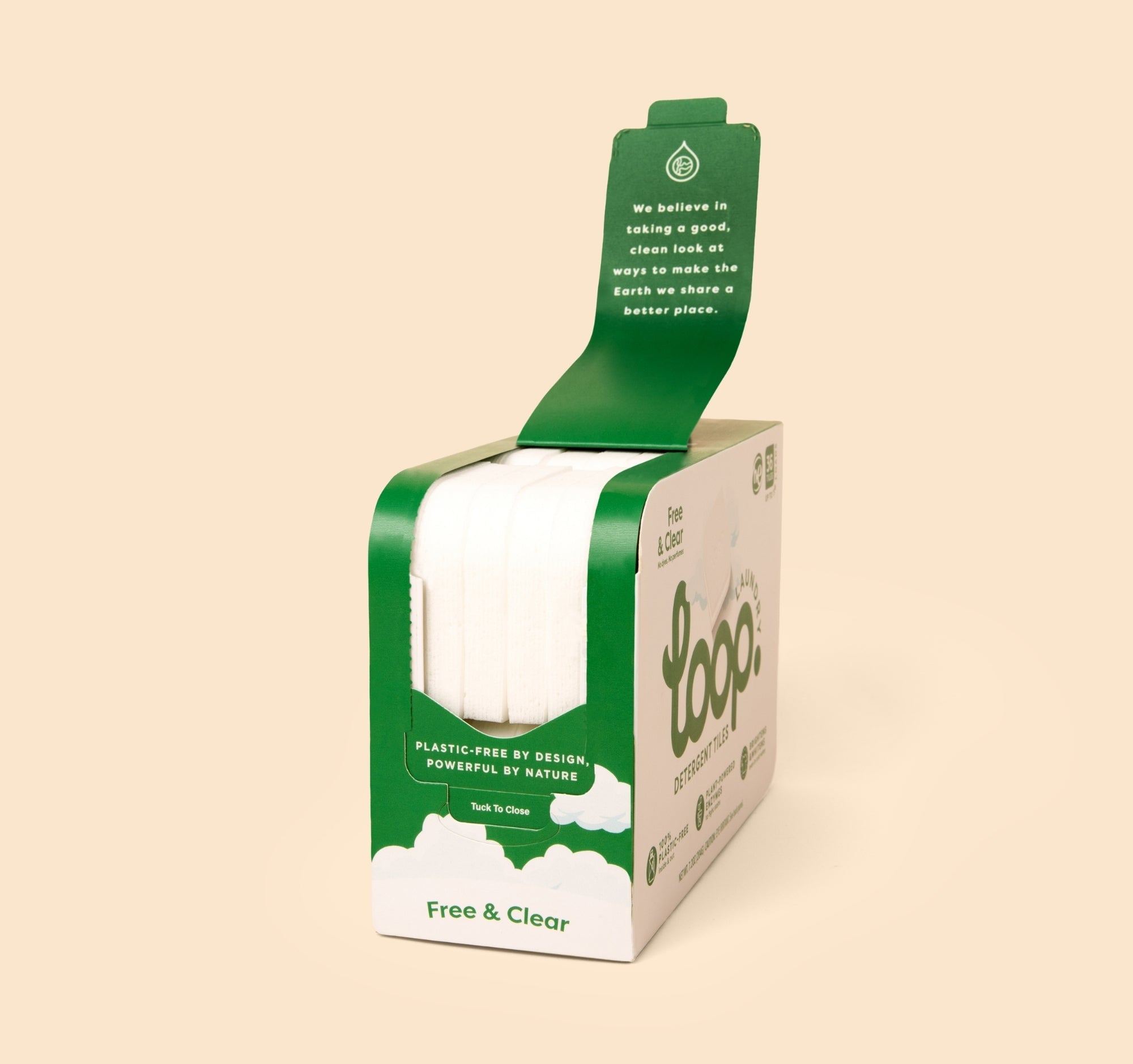 Loop Detergent Tile – Free & Clear - 1 box
