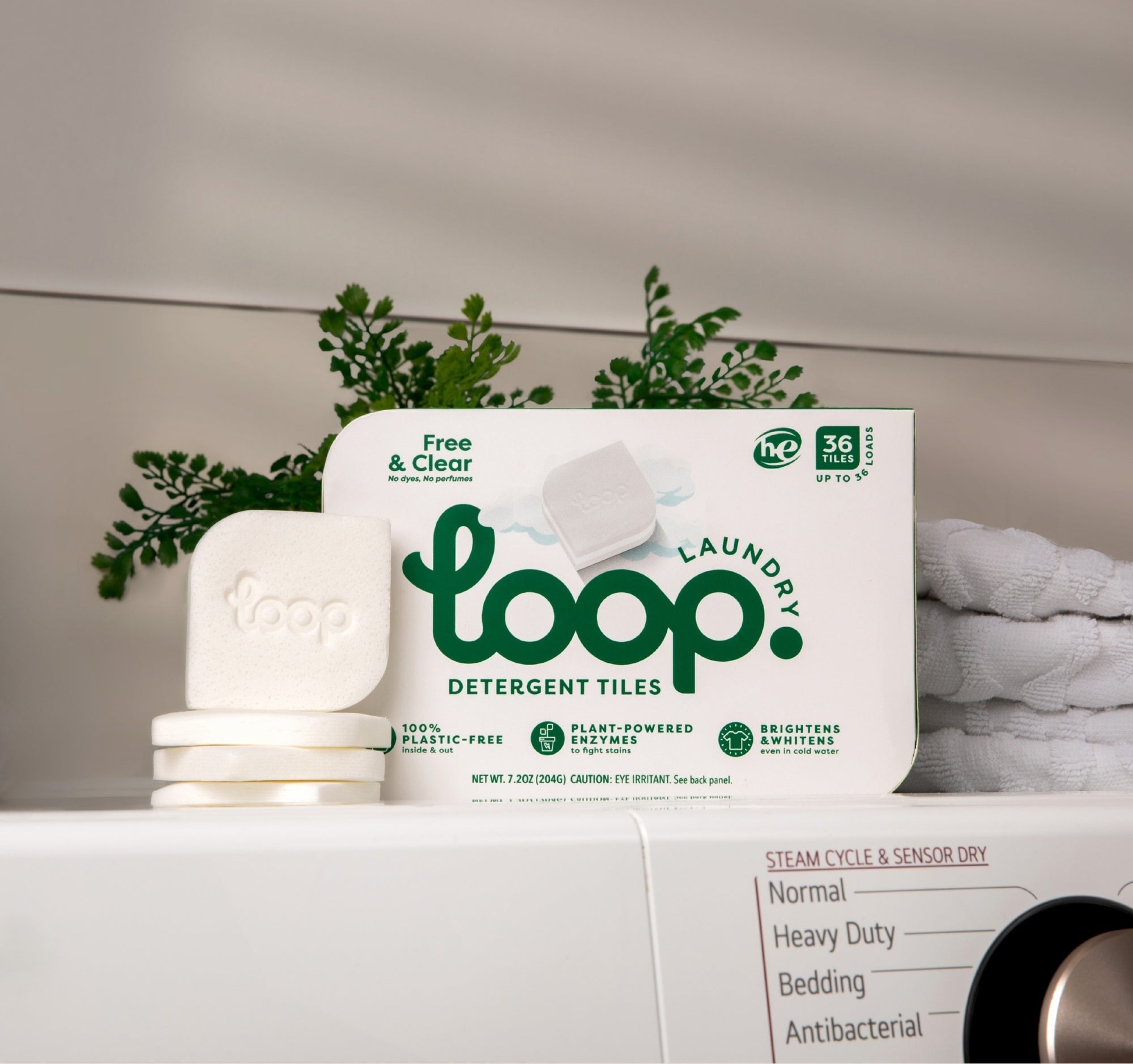 Loop Detergent Tile – Free & Clear - 1 box