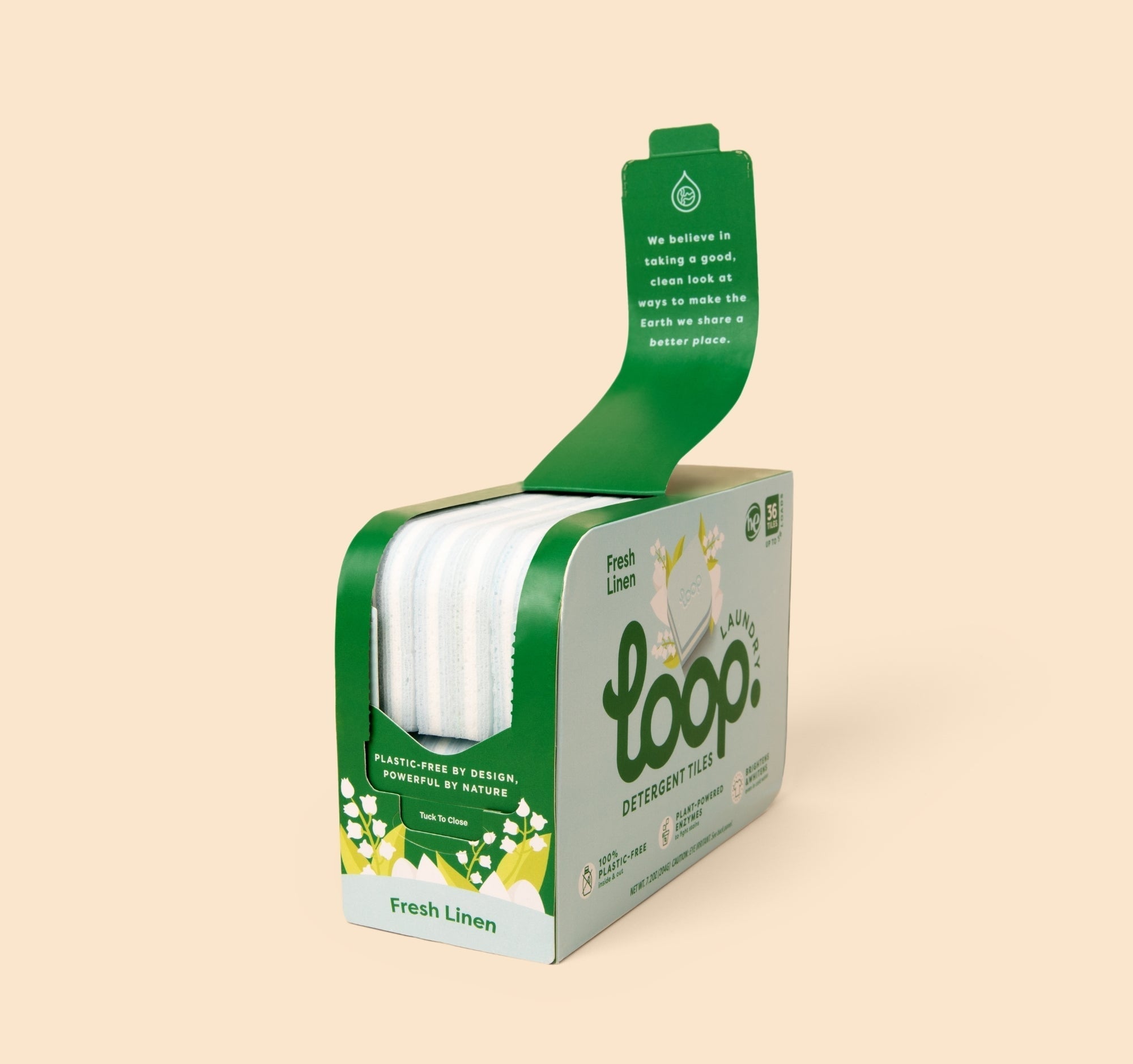 Loop Detergent Tile – Fresh Linen - 1 box